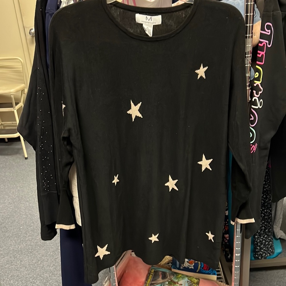 💜Magaschoni Black Sweater XL